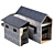 Farmhouse Delight: Rustic Barn House 3D model small image 3