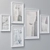 Modern Wall Art Set 1616 3D model small image 2