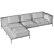 Elevate Your Comfort with Grid Adjustable Chaise 3D model small image 5