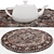 Versatile Set of 8 Rugs 3D model small image 4