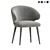 Cardinale Velvet Dining Chair: Modern Elegance 3D model small image 4