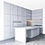 Modern Kitchen24: Sleek Design, Spacious Storage 3D model small image 4
