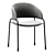 Potocco FAST Designer Dining Chair 3D model small image 2