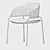 Potocco FAST Designer Dining Chair 3D model small image 5