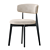 Elegant Calligaris Talks Chair 3D model small image 1