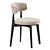 Elegant Calligaris Talks Chair 3D model small image 2