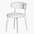 Elegant Calligaris Talks Chair 3D model small image 6