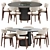 Modern Calligaris Talks Dining Table 3D model small image 5