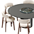 Modern Calligaris Talks Dining Table 3D model small image 1