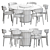 Modern Calligaris Talks Dining Table 3D model small image 4