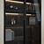 Designer Cupboard with Lighting & Shelf 3D model small image 4