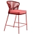 Elegant Ola Bar Chair 3D model small image 7