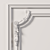 Elegant Wall Molding Accent 3D model small image 7