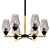 Elevated Elegance Ceiling Chandelier 3D model small image 1