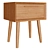 Bruni Bedside Table - Elegant and Functional Cabinet 3D model small image 1