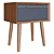 Bruni Bedside Table - Elegant and Functional Cabinet 3D model small image 2