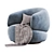 Elegant District Eight Orbit Armchair 3D model small image 2