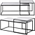 Bolton Modern Coffee Table Set 3D model small image 4