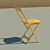 Wooden Chair 3D model small image 2
