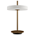 Stylish Steel Table Lamp 3D model small image 1