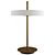 Stylish Steel Table Lamp 3D model small image 3