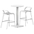 Elevated Elegance: Plinto High Table & Noss Bar Stool 3D model small image 2