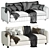 Lounge Deep Sofa: Versatile and Stylish 3D model small image 3