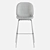 Beetle PU Bar Stool Set 3D model small image 5