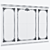 Elegant Classic Wall Moulding 3D model small image 4