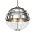Hudson Valley Easton 10: Stylish Nickel Mini Pendant 3D model small image 2