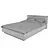 Minimalist Solana Bed 3D model small image 2