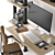 Elegant Work Table - Stylish Decor 3D model small image 4
