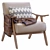 Hofstetter Armchair: Stylish and Functional 3D model small image 3