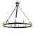 Bronze and Leather Chandelier 3D model small image 1