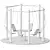 Modern Swing Office Furniture | Isku 3D model small image 4