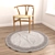 Versatile Round Rugs Set 3D model small image 2