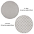 Versatile Round Rugs Set 3D model small image 3