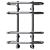 Sahara P4 500x596: Stylish Towel Warmer 3D model small image 3