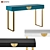 Sleek Glinda Console Table 3D model small image 1