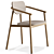 Elegant Klara Armchair by Moroso 3D model small image 1