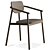 Elegant Klara Armchair by Moroso 3D model small image 2