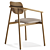 Elegant Klara Armchair by Moroso 3D model small image 4