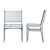 Elegant Blythe Square Back Chair 3D model small image 7
