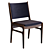 Elegant Blythe Square Back Chair 3D model small image 8