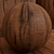 Seamless Oak Wood Set 123 3D model small image 3