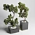 Concrete Bonsai Tree Vase: Indoor Outdoor Plant 3D model small image 2