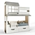 Space-saving Children's Loft Bed 3D model small image 1