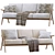 Hofstetter Sofa: Modern Comfort with Sleek Design 3D model small image 1