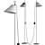 Elegant Monachella Floor Lamp 3D model small image 2