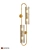 Elegant Cylinder Wall Sconce 3D model small image 2